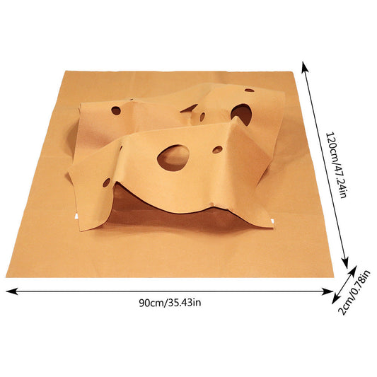 HKM-448851 Felt Cloth Cat Litter Pad and Bite Toy - 120cm x 90cm