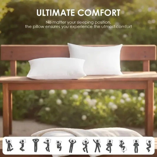 HKM-449299 Adjustable Cotton Throw Pillow with Hypoallergenic Filling and Breathable Cover