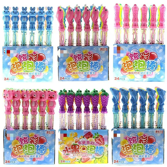HKM-453779 Cartoon Shaped Outdoor Bubble Stick for Children - Electric Bubble Blowing Toy, 38cm