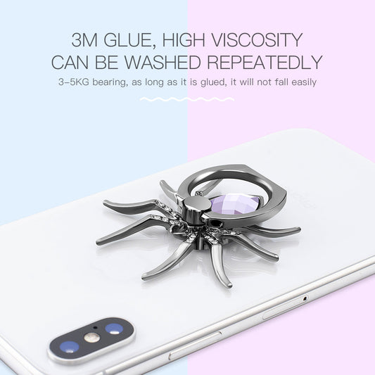 HKM-456467 Universal Non-Marking Adhesive Mobile Phone Ring Holder with Pressure Sensitive Base