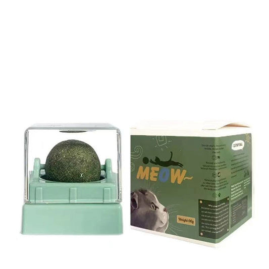 HKM-456851 New Pet Molar Teeth Cleaner Cat Mutian Polygonum Rotating Catnip Ball