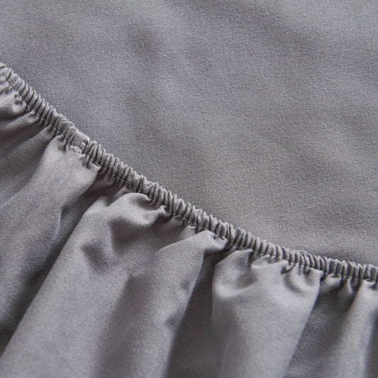 HKM-466451 Pure Cotton Single Bed Sheet Cover - Available in Multiple Colors and Sizes