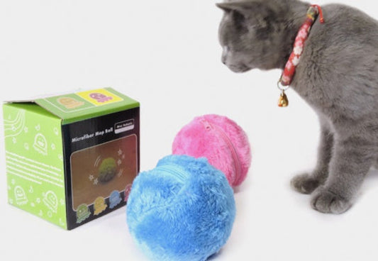 HKM-474963 Pet Electric Toy Automatic Plush Ball