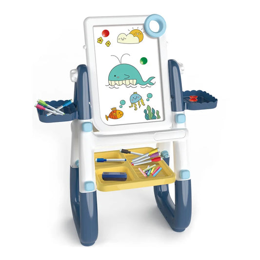 HKM-482067 Magnetic Drawing Board for Kids - Double-Sided Reusable Educational Toy for Ages 5 to 13