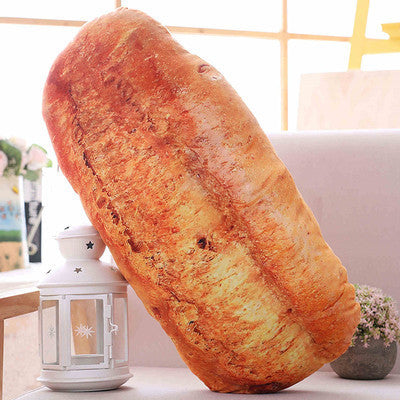 HKM-484691 Creative Simulation Food Bread Pillow – Soft Plush Shape with 3D PPCotton Filling