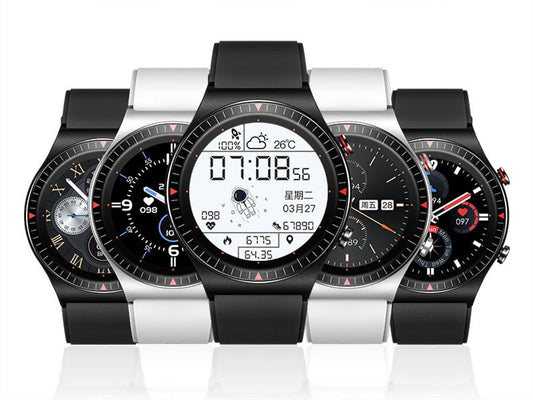 HKM-488531 Smartwatch with Bluetooth Calling and Music Recording Features, 1.28 Inch Screen, Health Monitoring, Compatible with Android and iOS
