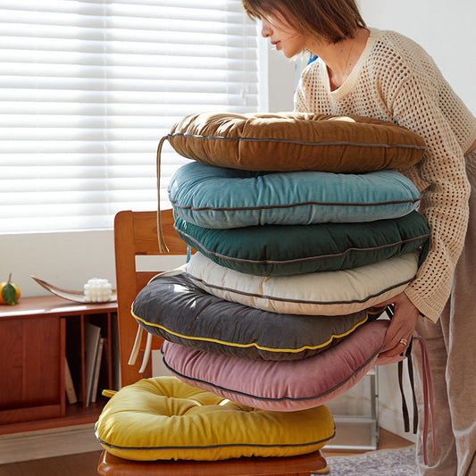 HKM-500435 Thick Plush Office Seat Cushion for Enhanced Comfort - Multiple Colors Available