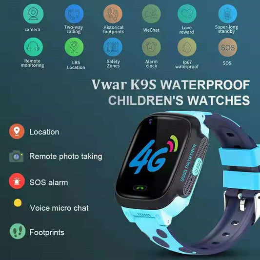 HKM-505491 Waterproof Smart Kids Phone Watch with Touch Screen, Camera, and Multiple Features