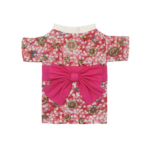 HKM-509075 Pet Apparel for Small Dogs and Cats - Cherry Blossom & Geisha Styles, Multiple Sizes Available