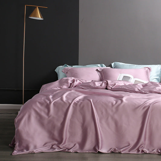 HKM-509587 Tencel Double-Sided Duvet Cover Set with Pillowcases and Sheet - Various Sizes Available