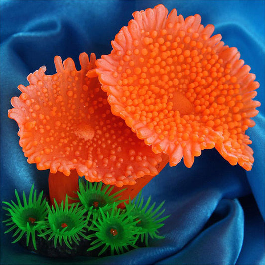 HKM-511251 Coral Plant Simulation for Aquatic Landscaping, 9.5x9.5x7cm, Non-Fading & Odorless