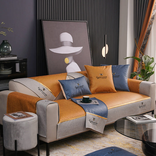 HKM-511955 Water-Resistant Polyester Sofa Protective Cushion Cover for Sectional Sofas