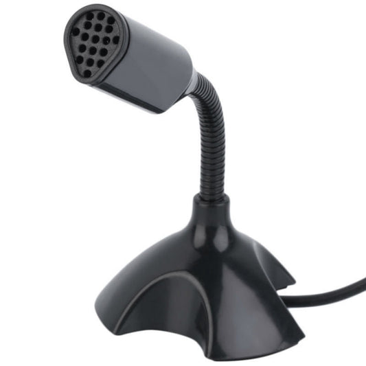 HKM-521491 Mini USB Desktop Microphone with 360° Omnidirectional Sound, Plug and Play, Ideal for Streaming and Recording
