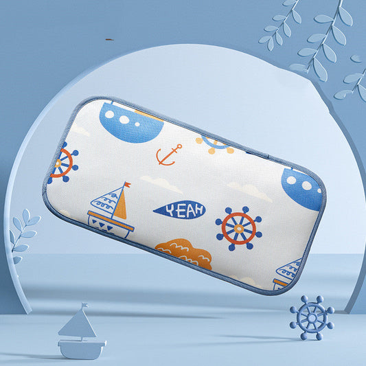 HKM-523411 Breathable Polyester Baby Sleep Pillow in Multiple Cute Designs
