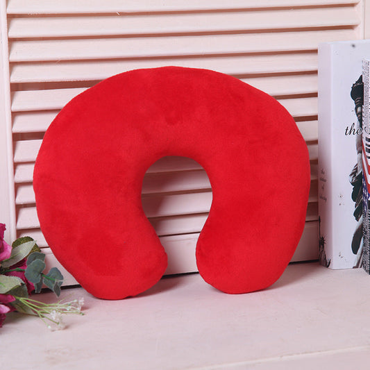HKM-540179 Monochrome U-Shaped Travel Neck Pillow for Support and Comfort