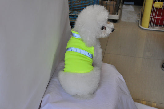 HKM-547603 Reflective Safety Vest for Dogs - Fluorescent Yellow/Orange, Available in S, M, L