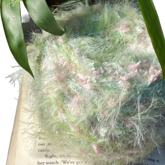 HKM-549779 Hand-Mixed Braided Pendant in Moss Green and Tundra Styles