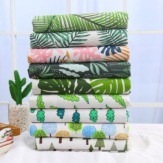 HKM-556691 Thickened Printed Cotton and Linen Storage Fabric for Home Décor and Accessories