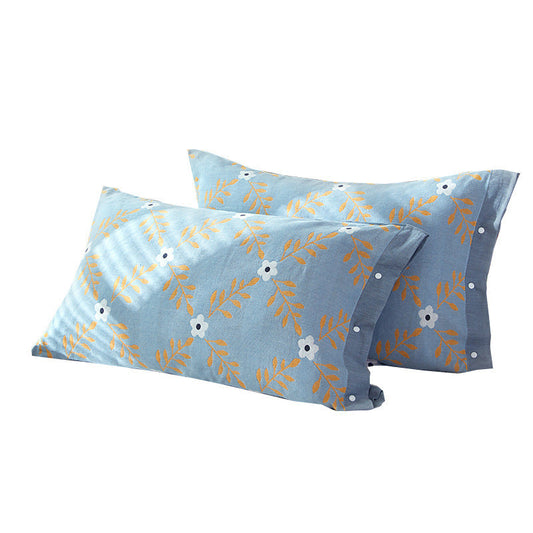 HKM-568019 Pure Cotton Gauze Pillowcase, Non-slip Design, Modern Simplicity, 50x75cm & 43x63cm