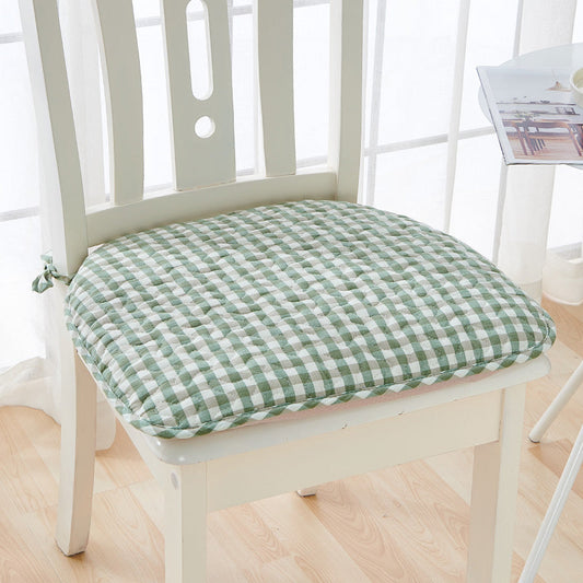 HKM-568531 Removable Washable Dining Chair Cushion in Lattice Design - Available in Multiple Colors and Sizes