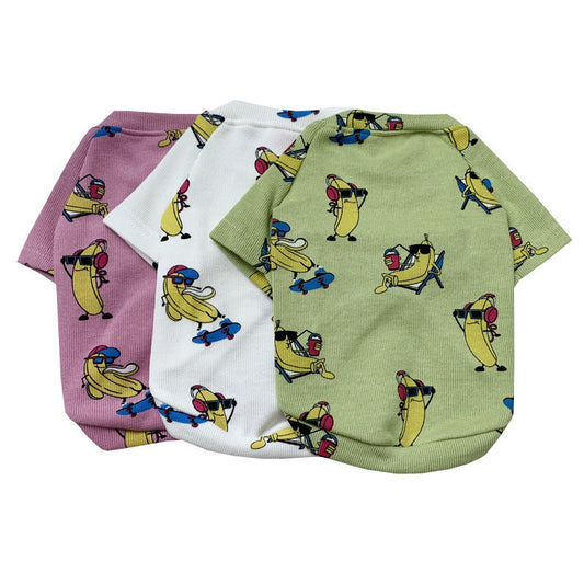 HKM-570771 Casual Matching Dog and Parent Outfit Set - Comfortable Two-Legged Clothing in Various Sizes