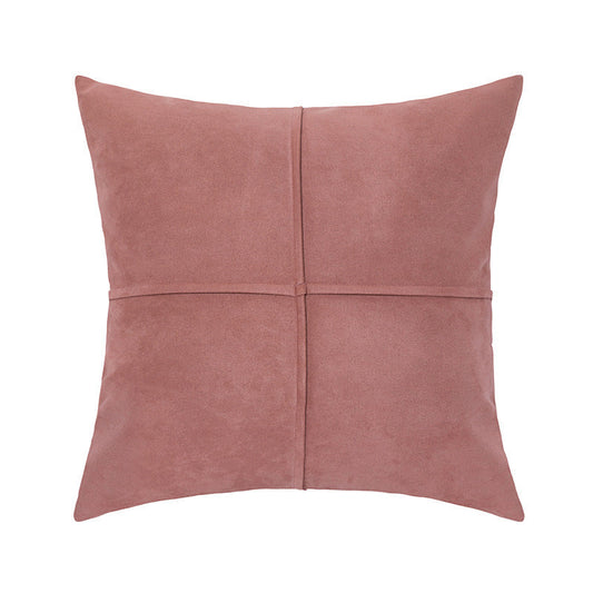 HKM-571475 Solid Color Suede Pillow Cover 45x45cm - Modern Cushion in Various Colors