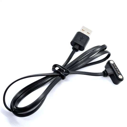HKM-577299 Smart Magnetic Charging Cable for Universal Beauty Instruments and Smart Watches – Black