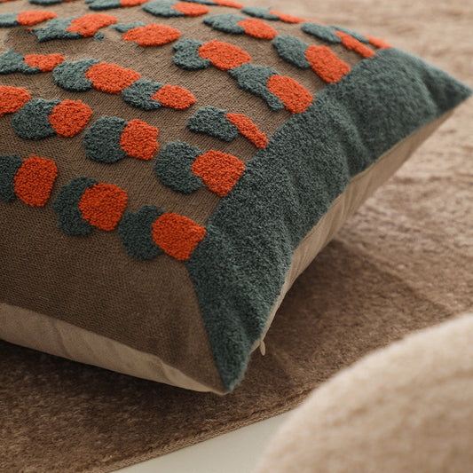 HKM-581843 Geometric Pattern Square Pillowcase for Living Room 45x45cm