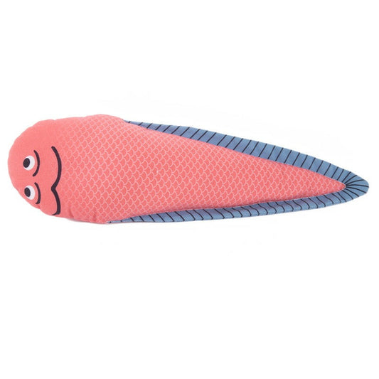 HKM-583315 Cat Mint Self-Hi Simulated Fish Toy for Pets - Multi-Color Polyester Molar Chew Plaything