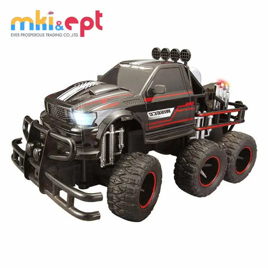 HKM-583827 6x6 Remote Control Monster Truck for Kids - Electric RC Car, Ready-to-Go, Indoor/Outdoor Use, Ages 2-7