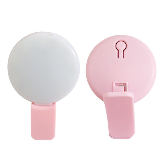 HKM-585235 Portable Mini USB Rechargeable Flash Beautifying Light for Mobile Devices
