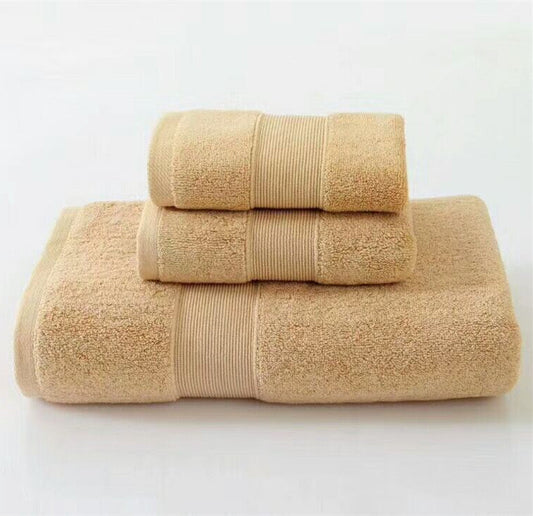 HKM-585747 Extra Thick Pure Cotton Bath Towel - Soft, Absorbent, Available in Multiple Colors