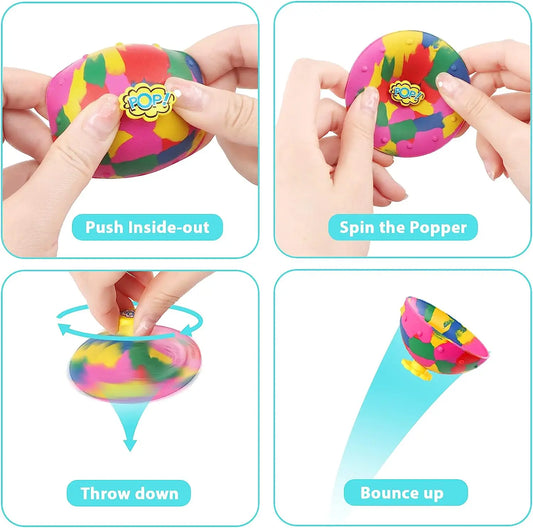HKM-590419 Custom Hip Hop Jumping Fidget Spinner Toy for Fun and Stress Relief, Ages 5 and Up
