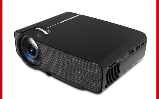 HKM-595091 Compact Home Projector YG400 with 1080P Resolution and LED Lens, Ideal for 30-138 Inch Displays