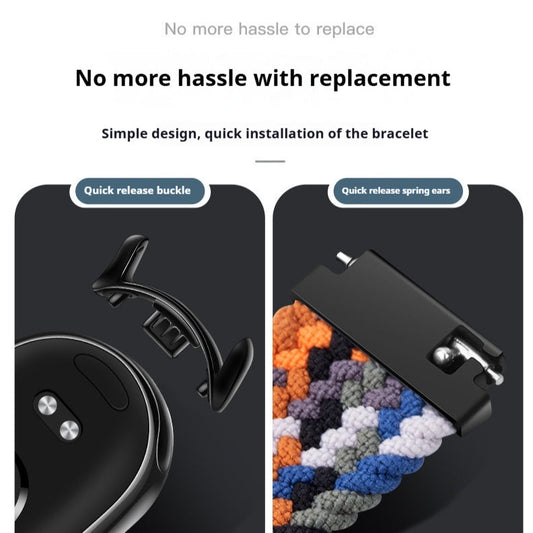 HKM-598035 Nylon Loop Wristband for Mi Bracelet 8 - Various Colors Available