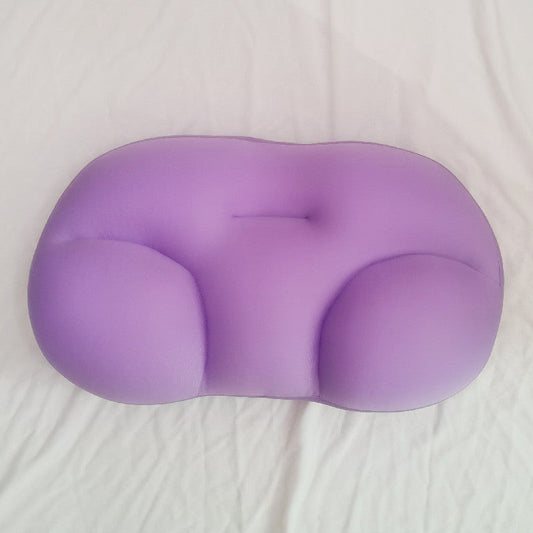 HKM-598355 Cervical Pillow with Foam Particle Filling - Candy Shape, 5.1-10cm Height, Multiple Colors Available