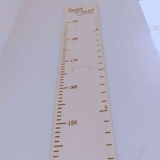 HKM-598355 Nordic Style Wooden Height Ruler Wall Sticker for Kids - Eco-Friendly Design