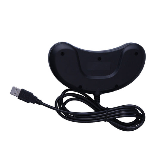 HKM-600851 USB Game Controller for PC, Black, Model SG002-BL-1PCS, 1.8m Cable Length