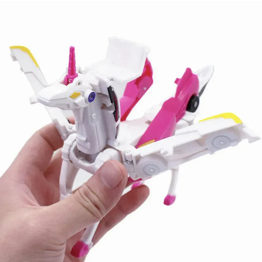 HKM-615891 Transforming Unicorn Car Toy for Kids - Fun Deformation Action Figure, Ages 3+