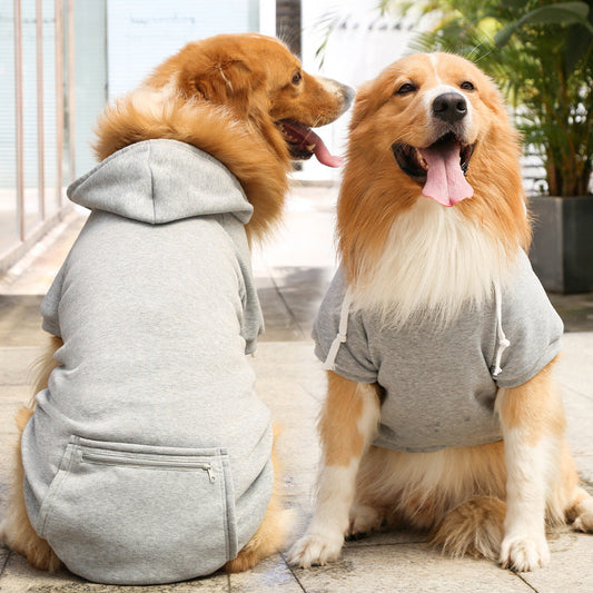 HKM-618963 Plaid Zipper Pocket Pet Sweater for Dogs and Cats in Multiple Colors and Sizes