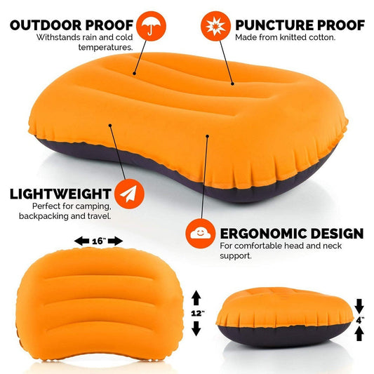 HKM-629267 TPU Inflatable U-Shaped Travel Pillow, Ultra-Light and Compact, 35x30x9CM