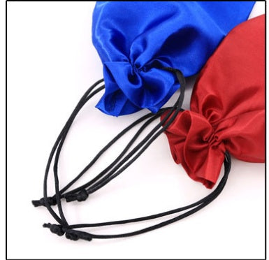 HKM-645779 Custom Silk Satin Drawstring Bag for Wedding Gifts and Accessories, Available in Multiple Colors