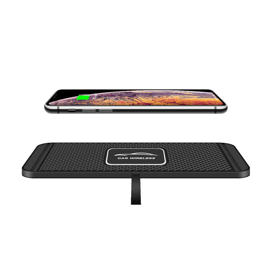 HKM-651923 Wireless Car Charger with Anti-Skid Pad for Smartphones, Supports 5W, 7.5W, 10W Charging