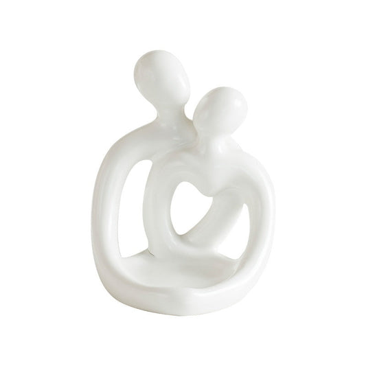 HKM-657555 Modern Nordic Handmade Ceramic Couples Candlestick Set in Various Colors