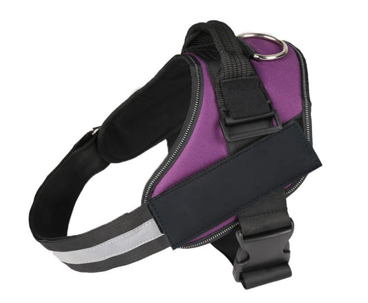 HKM-664723 Adjustable Pet Chest Strap with Leash in Multiple Colors and Sizes