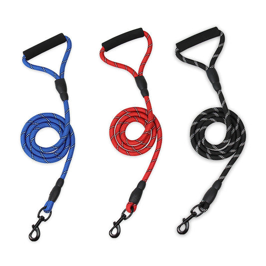 HKM-667859 Reflective & Breathable Polyester Dog Chest Strap with Towing Rope