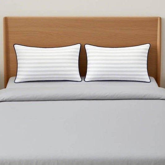 HKM-678995 Adjustable Cotton Bed Pillow with Natural Filling and Breathable Cover