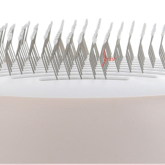 HKM-679955 Dual-Sided Cat and Dog Combing Brush with One-Button Hair Removal, Precision Ruler Comb, 21x8cm
