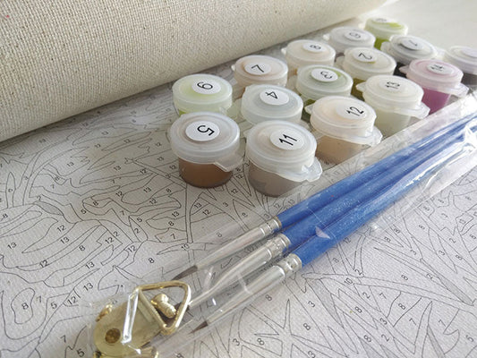 HKM-680019 Paint by Numbers DIY Kit for Creative Relaxation and Home Decor