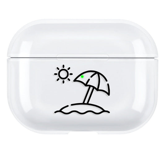 HKM-694739 AirPods Pro 3 Compatible Simple Solid Color Protective Shell Case